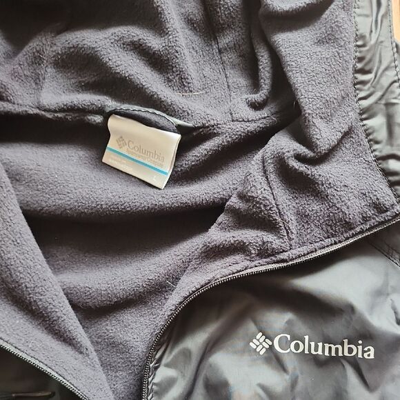 Columbia Black Ski Jacket Waterproof Hooded - Picture 2 of 5